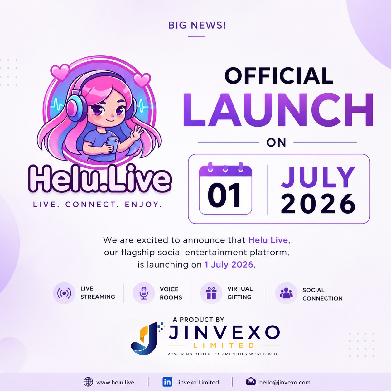 Helu Live Poster