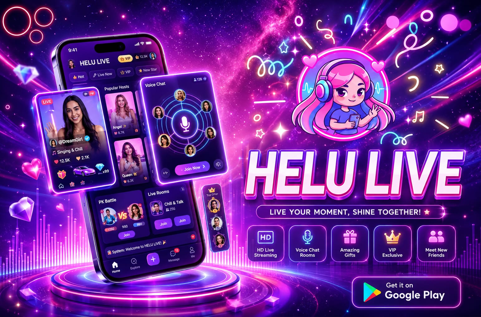 Helu Live Interface 1